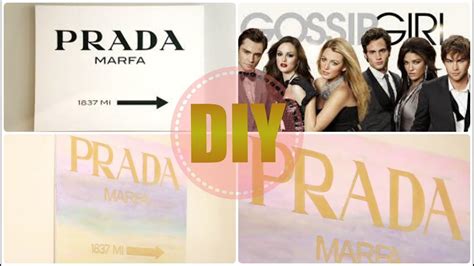 DIY Tableau Prada Marfa GOSSIP GIRL 